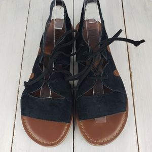 420gap Toms gladiator suede lace-up sandals CALIPSO